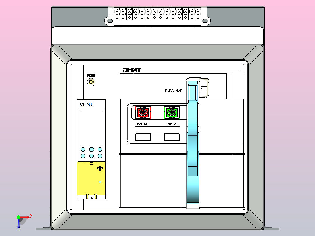 NA8-3200 1600A-2500A 3P 固定式-水平接线+门框202409俯视图