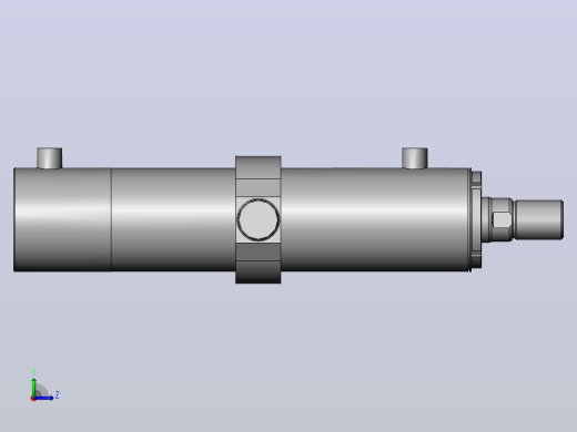 HSG-80X45-TC 中间砲耳型工程油缸[HSG-80X45-300-TC]左视缩略图