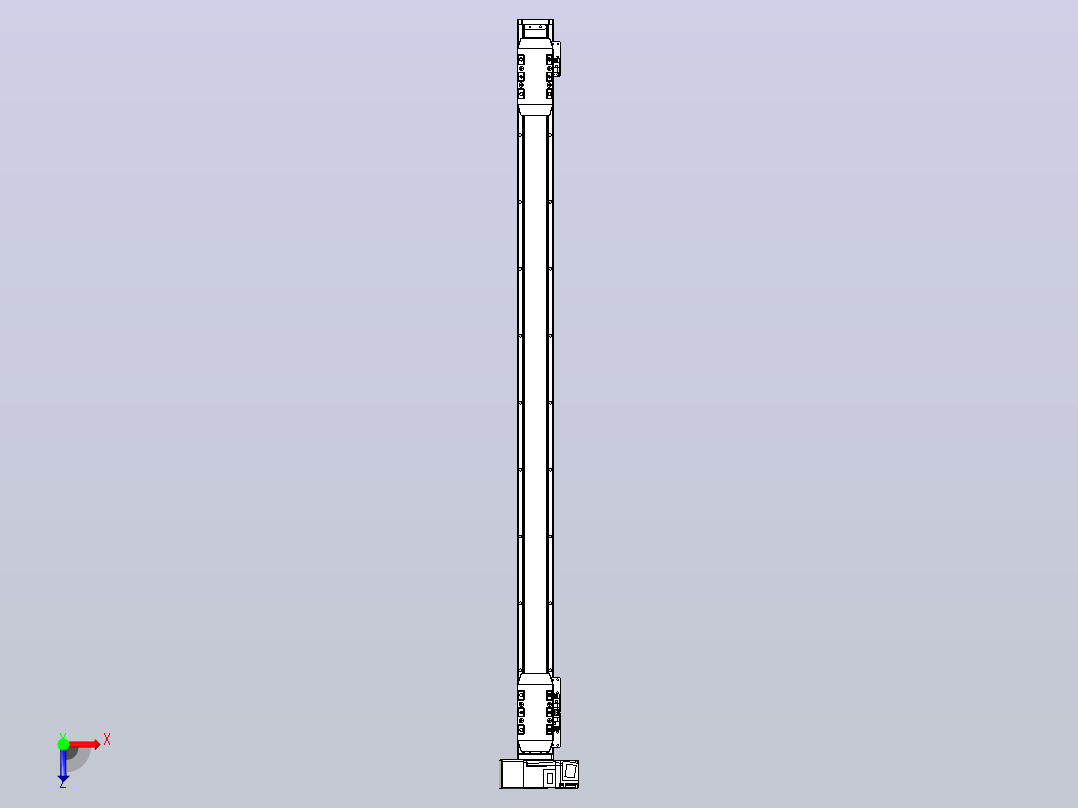 皮带直线轴双滑块型TPA-GCBS-50-P42-L400-LU-M10-N3俯视图