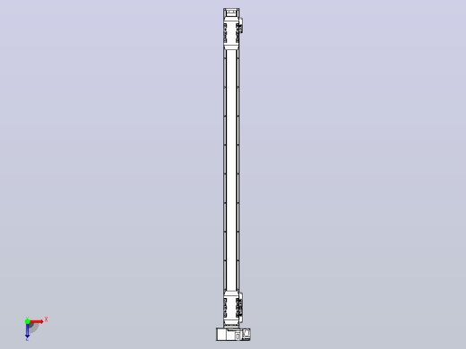 皮带直线轴双滑块型TPA-GCBS-50-P42-L400-LU-M10-N3俯视缩略图