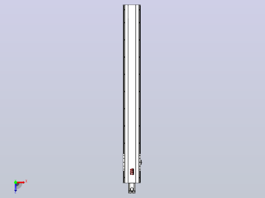 日规模组半封闭丝杆TPA-HNR-202D-2510C-L1650-M-C-P75-N3俯视缩略图