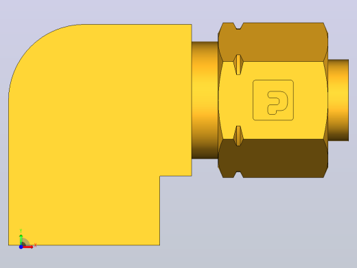 270CA 4 2压缩气动和液压导管接头前视缩略图