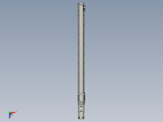 滚珠丝杠直线轴内置导轨TPA-GCR-65-1610C-L900-M-M40-N3俯视缩略图