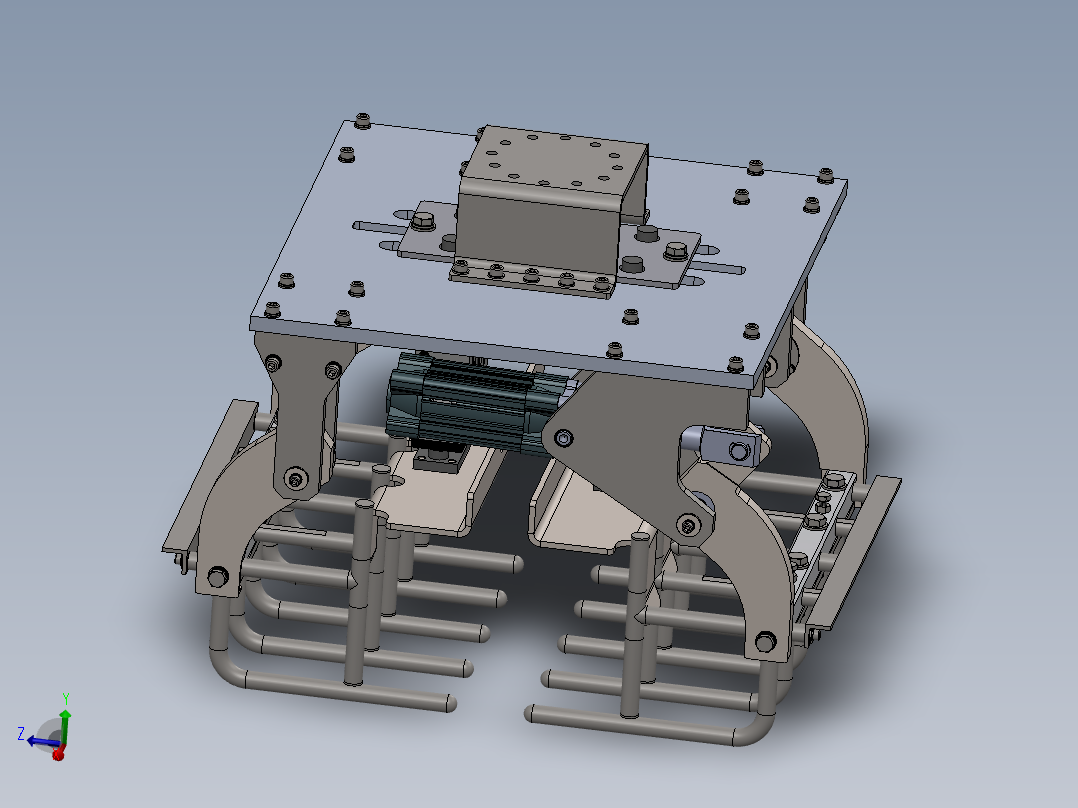 抓袋夹具夹爪（sw2018）