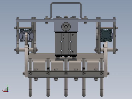 抓袋夹具夹爪（sw2018）后视缩略图