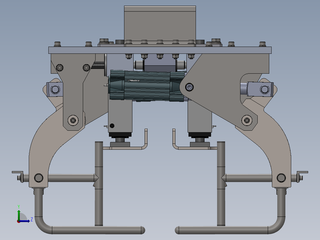 抓袋夹具夹爪（sw2018）左视图