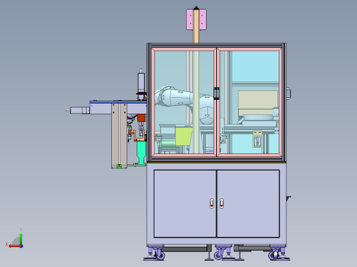 机械手自动上料设备sw17可编辑后视缩略图