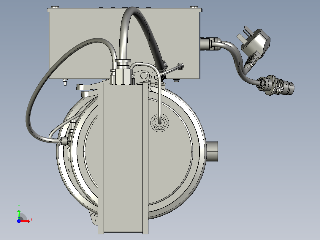 气动真空上料机sw17前视图