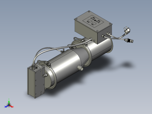 气动真空上料机sw17正等轴测缩略图
