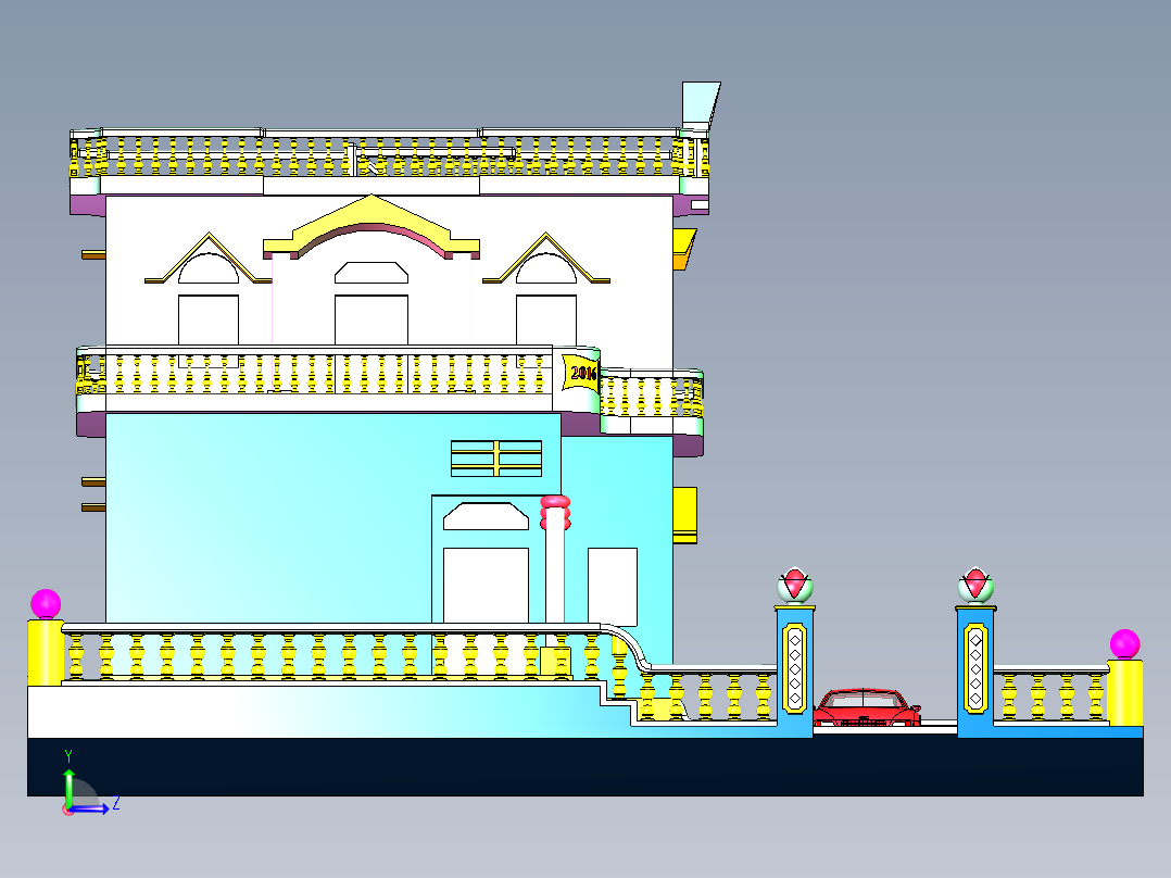 我的车和我的房子左视图