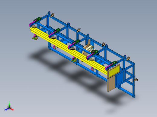 Belt Stocker皮带堆垛机3D模型图纸 CATIA设计