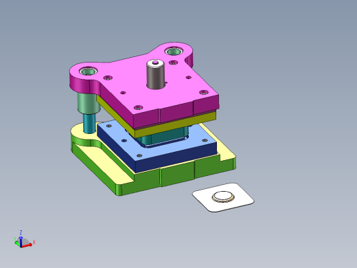 方形拉深件拉深模具