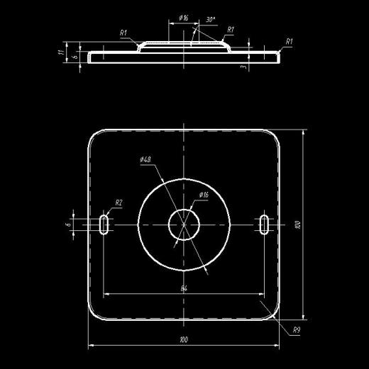 方形拉深件拉深模具缩略图