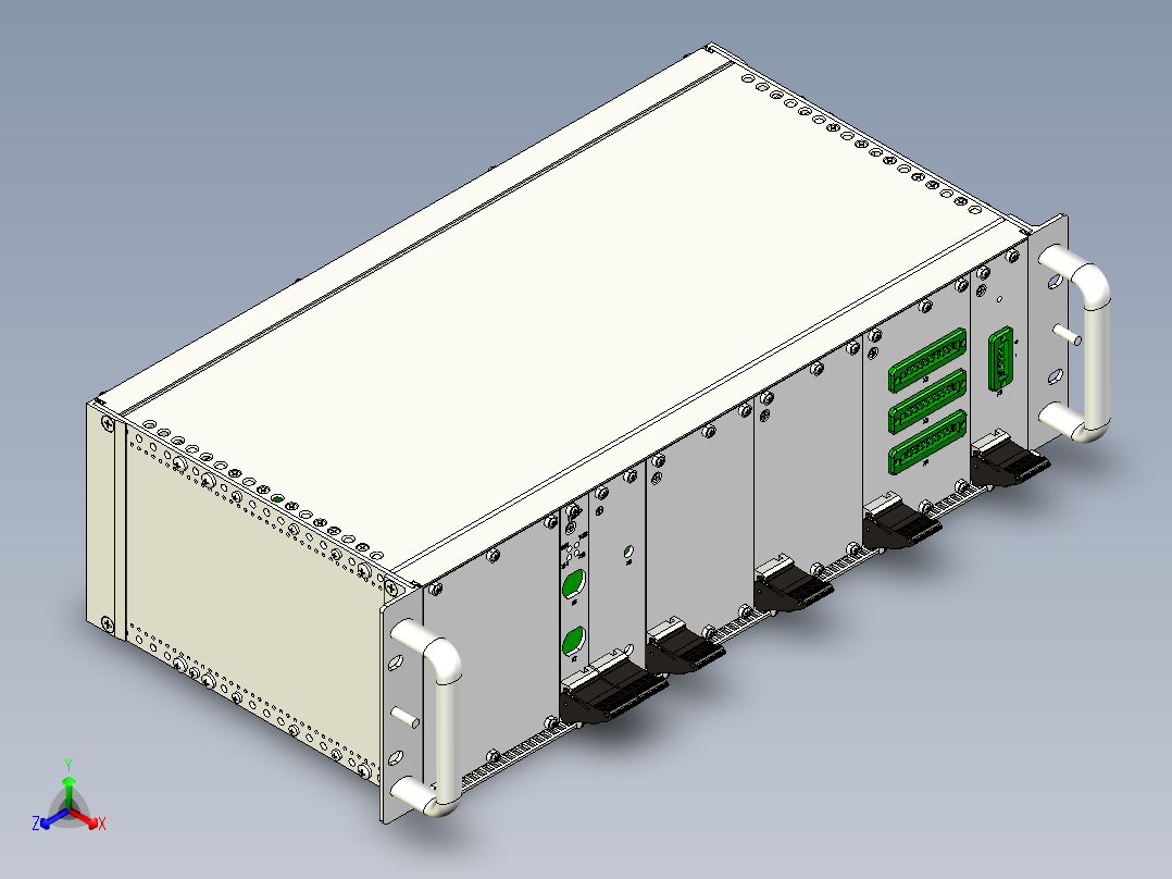 机车工控3U插箱