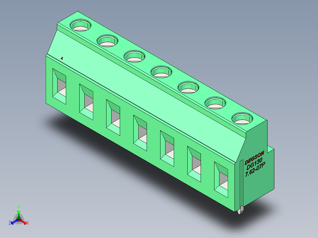 DG130-7.62-07P-14-00AH正等轴测图