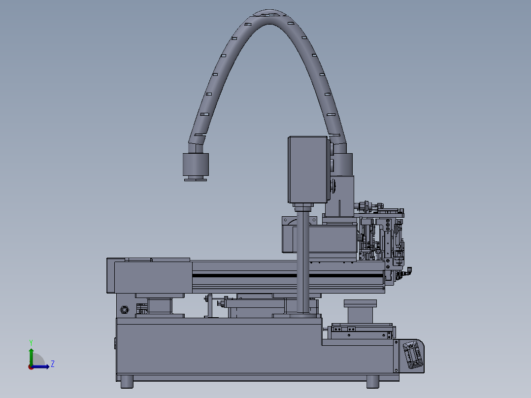 底膜喷胶机构左视图