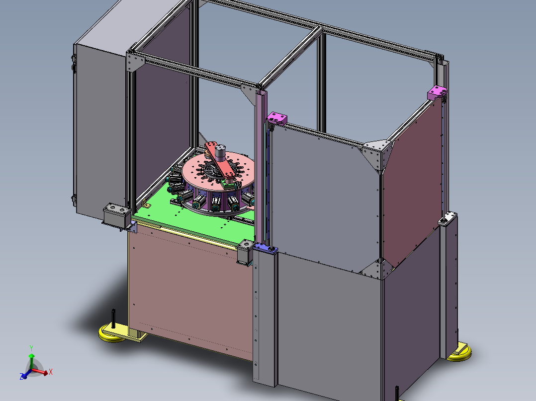 电机磁铁自动组装机