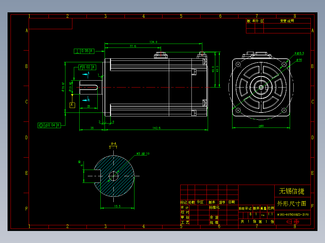 电机MS6S-80TH30BZ3-21P0.DWG