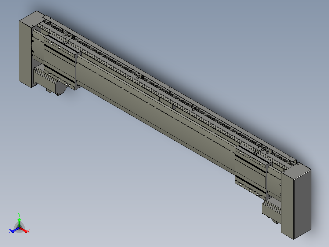 威洛博双电机滑台-VF14D2-S300-BLR-P40-C6主视图
