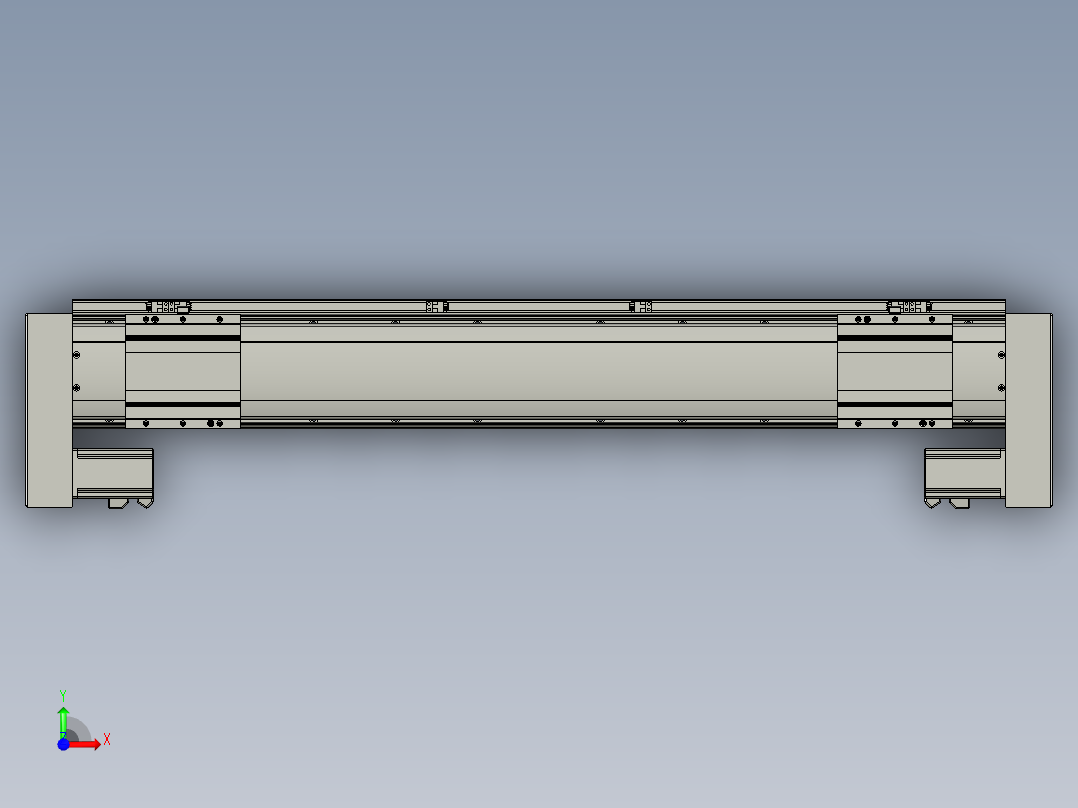 威洛博双电机滑台-VF14D2-S300-BLR-P40-C6前视图