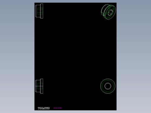 油箱塞頭TCE-2D多系列多零件图纸模型
