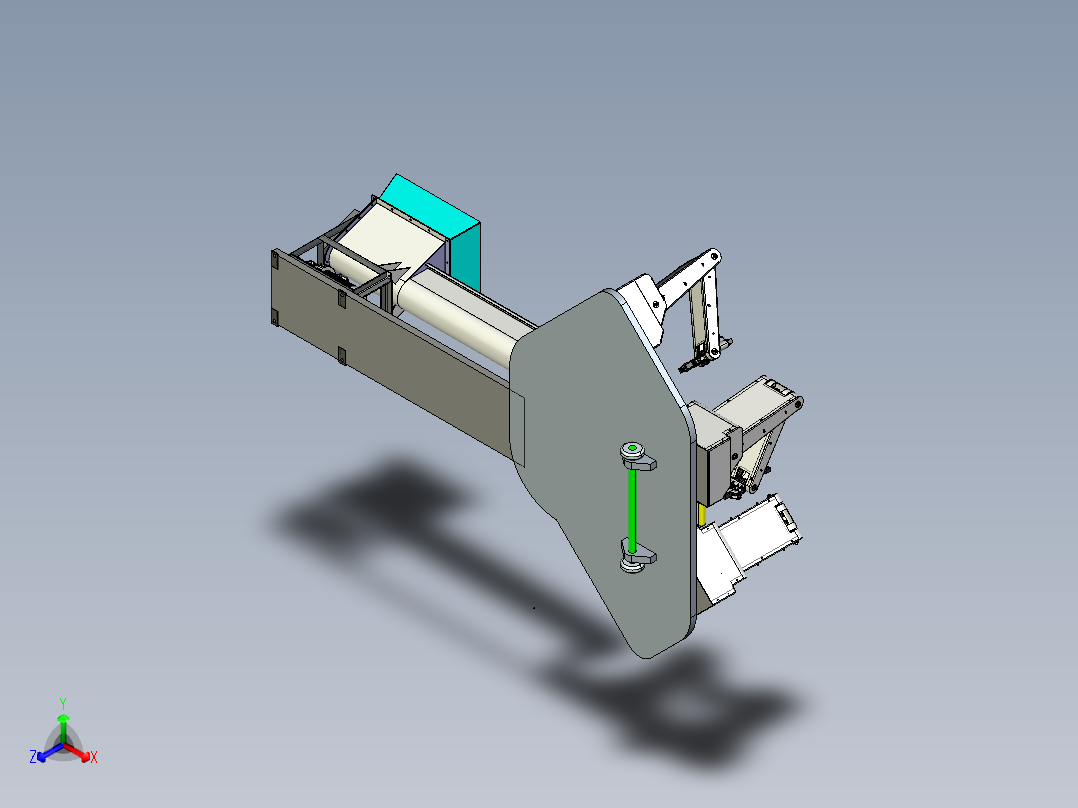 豆沙包制作设备proe三维==1240008==300主视图