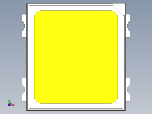LED SMD SMT PLCC 4引脚封装前视缩略图