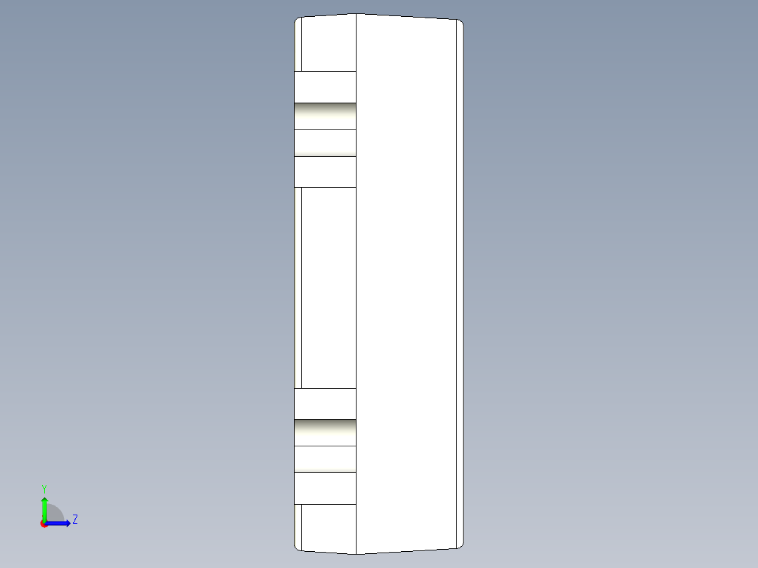 LED SMD SMT PLCC 4引脚封装左视图