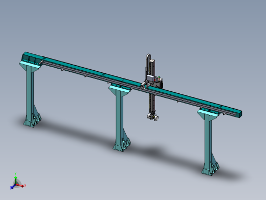 50Kg单轴桁架机械手（整套图纸）