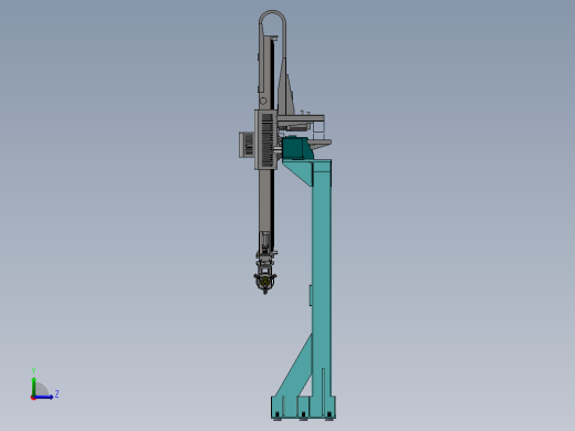 50Kg单轴桁架机械手（整套图纸）左视缩略图