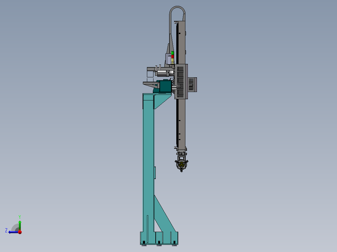 50Kg单轴桁架机械手（整套图纸）右视图