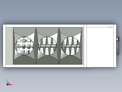 垃圾分拣装置结构设计含三维二维说明书前视缩略图