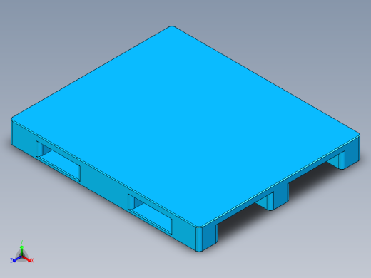 14001200托盘正等轴测缩略图