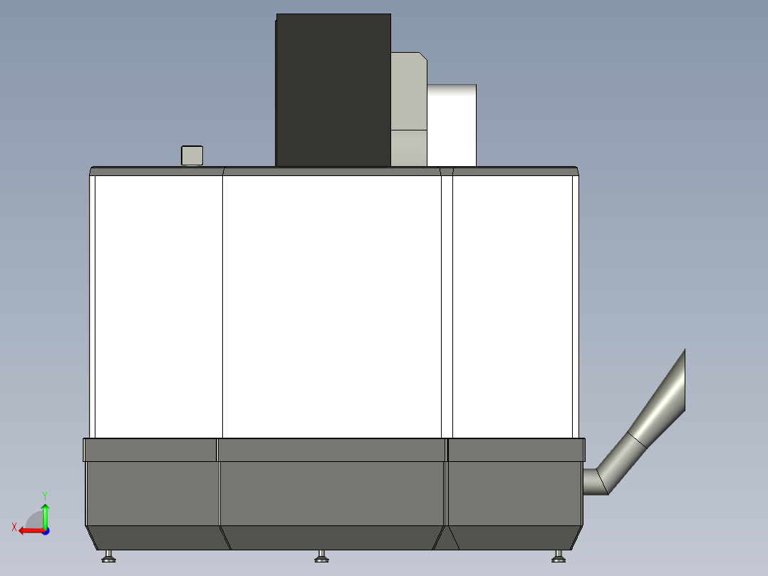 B3004038-哈斯haas-cnc垂直铣床后视图