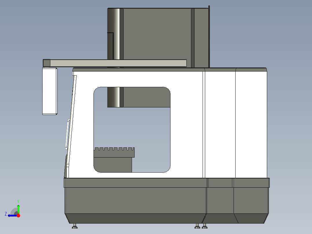 B3004038-哈斯haas-cnc垂直铣床右视图
