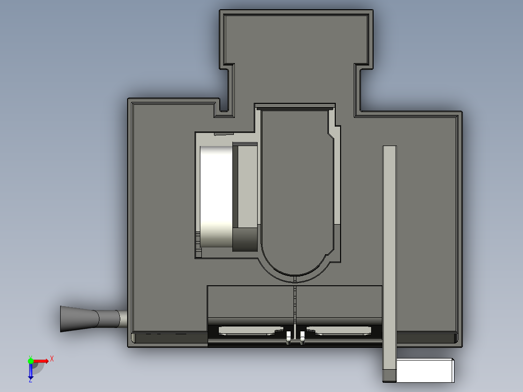 B3004038-哈斯haas-cnc垂直铣床俯视图