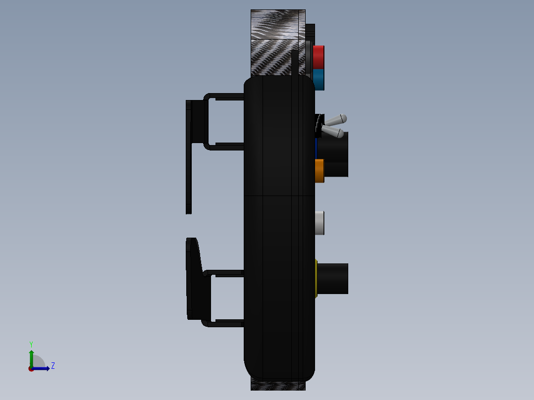方向盘(23)左视图