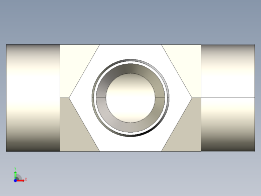 B3004428-液压接头，三通，5604-6-6-6前视缩略图