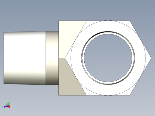 B3004428-液压接头，三通，5604-6-6-6右视缩略图