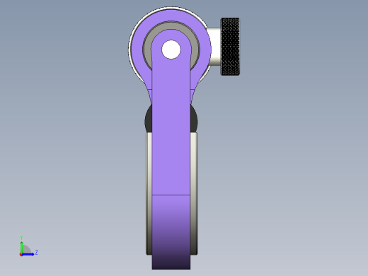 千分尺 0-25mm 0.01mm 紫色左视缩略图
