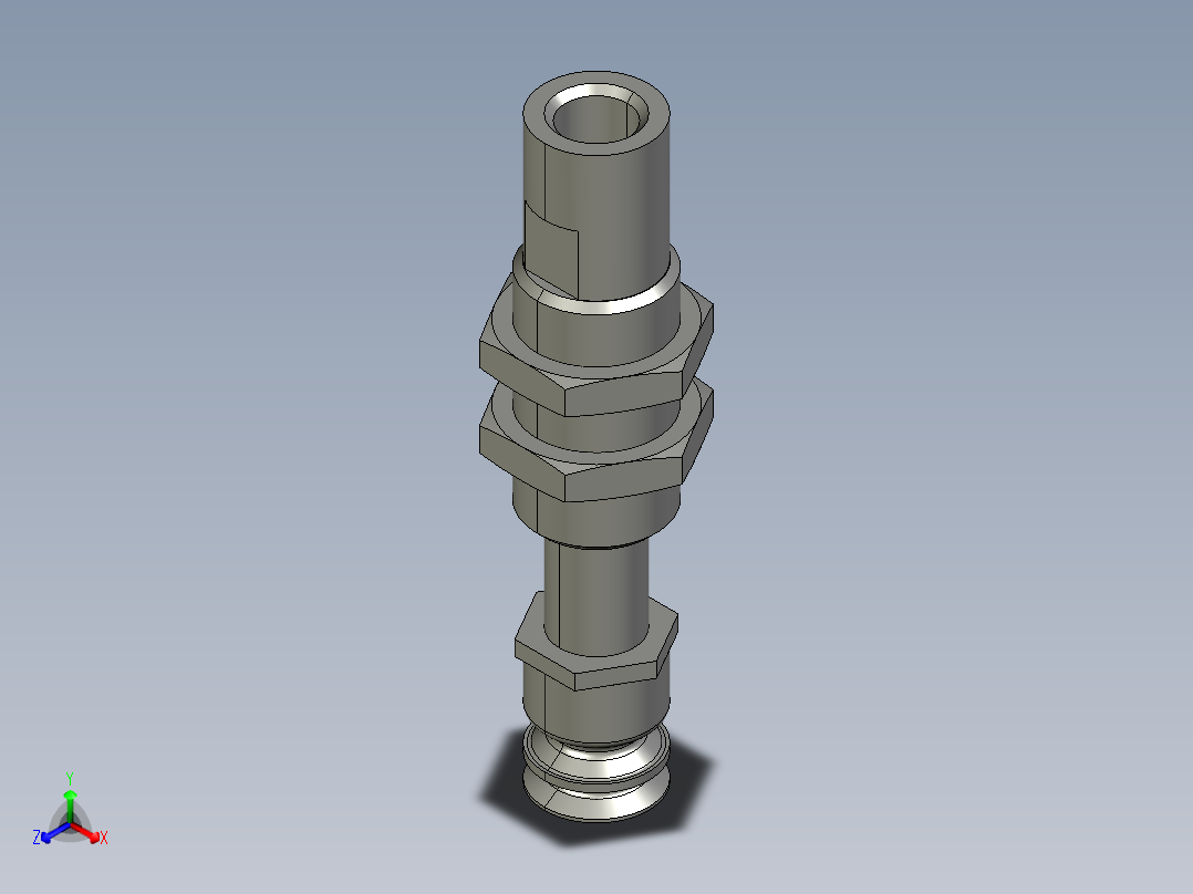 真空吸盘ZP3-T06BGSJ6-B5正等轴测图
