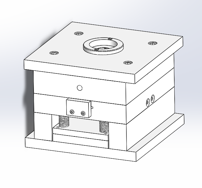 蓝牙耳机模具设计(ABS)