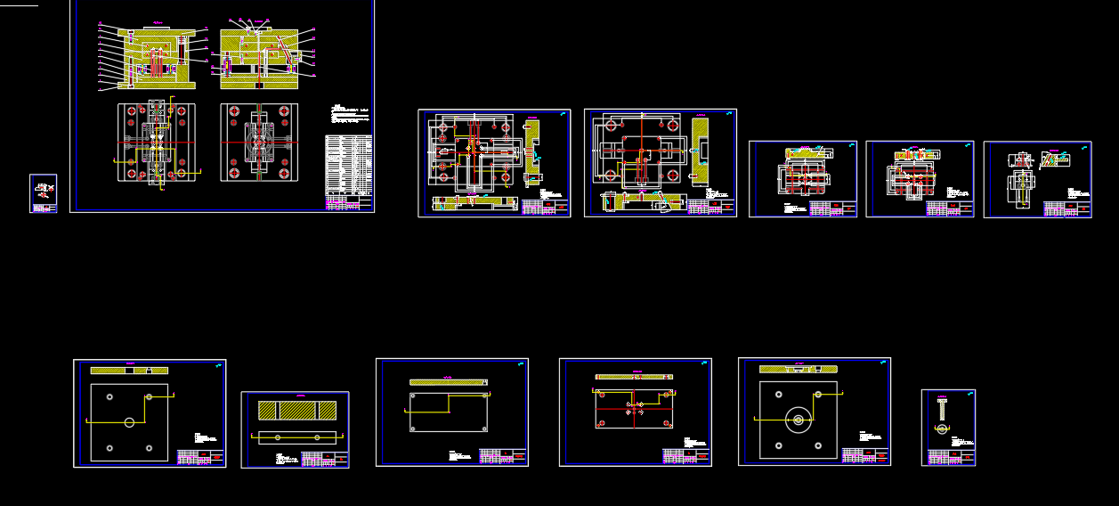 蓝牙耳机模具设计(ABS)