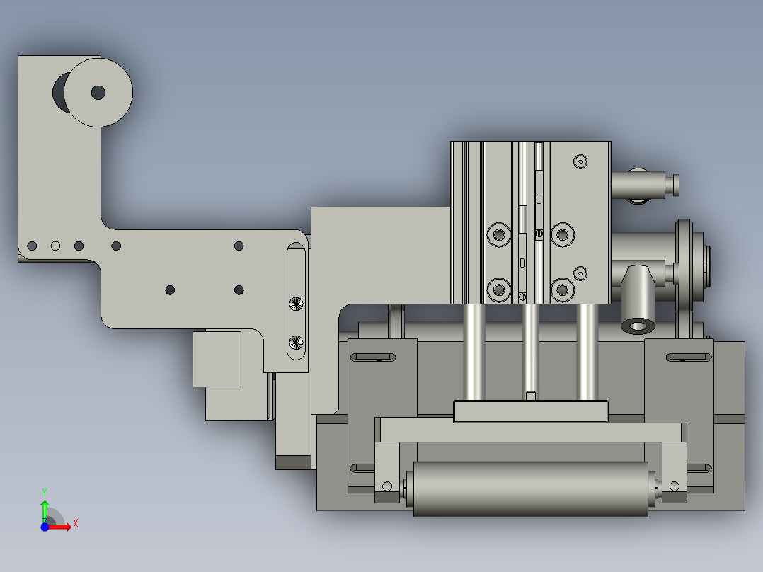 AR剝料組件前视图