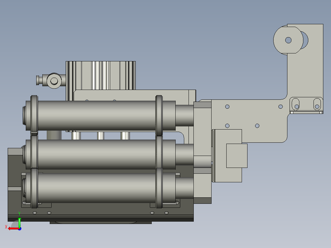 AR剝料組件后视图