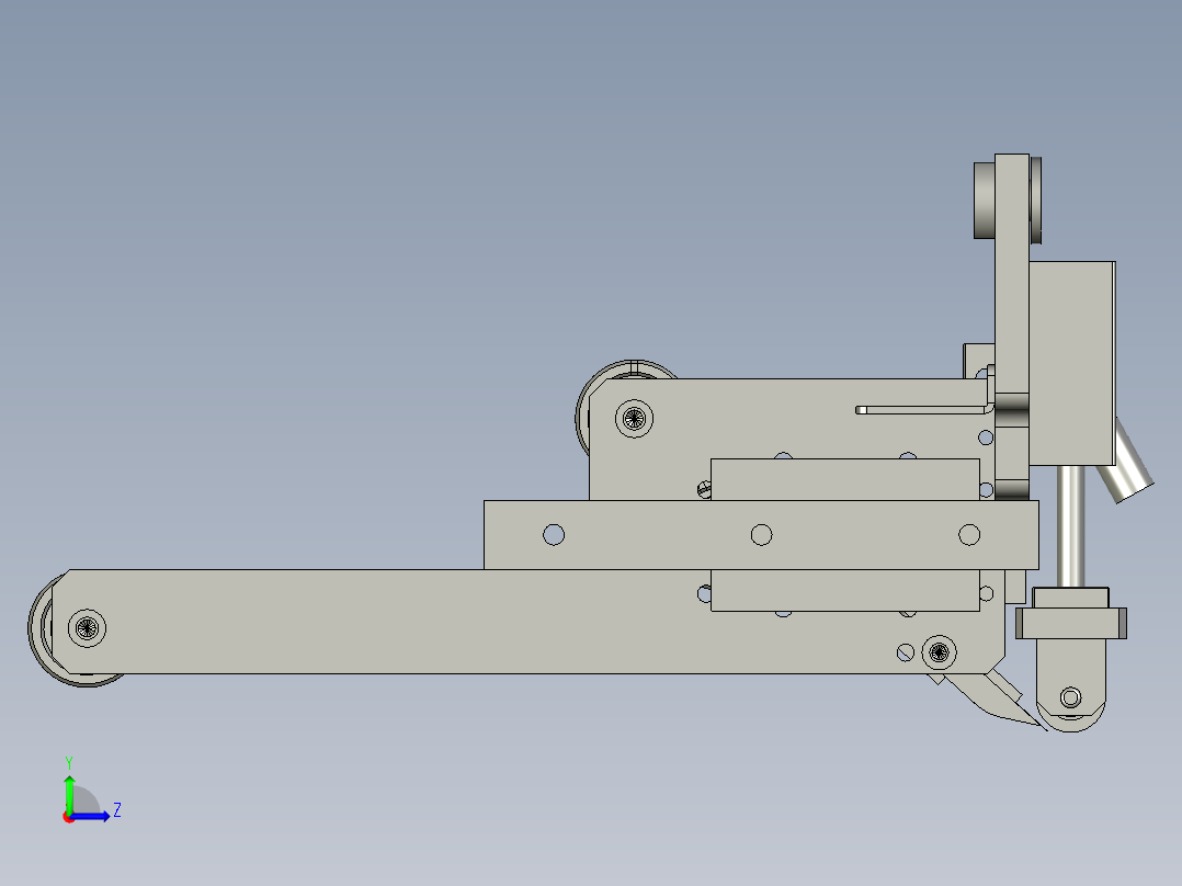AR剝料組件左视图