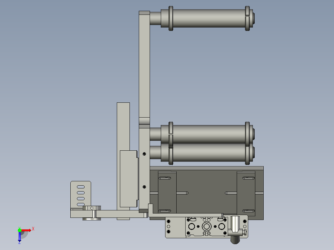 AR剝料組件俯视图