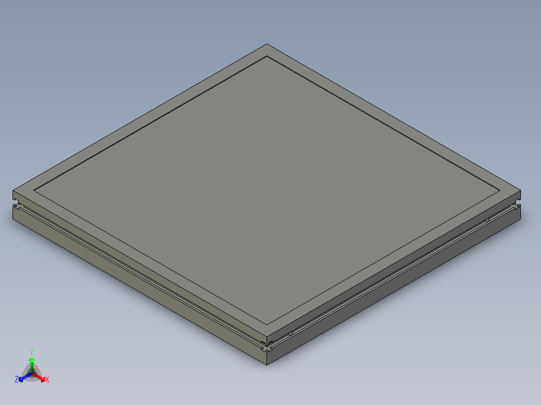 背光源160LTS-2FT22正等轴测图