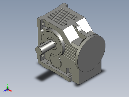 K斜齿锥齿轮减速机K97R57速比258
