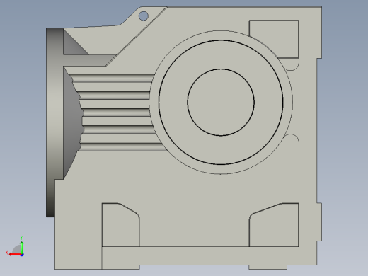 K斜齿锥齿轮减速机K97R57速比258后视缩略图